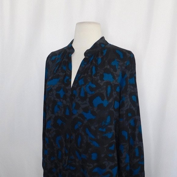 ZADIG & VOLTAIRE Tink Tunic Top Leopard Guitar Print Animal Cheetah Small - Picture 6 of 12